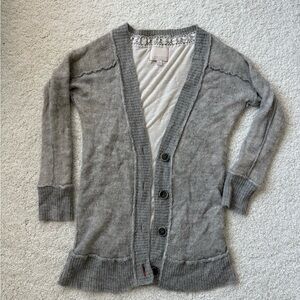 Banana Republic Alpaca Gray Women's Cardigan